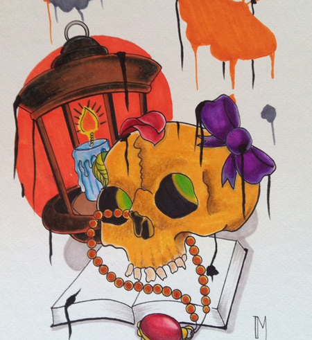 Christopher Arthur - Skull Lantern